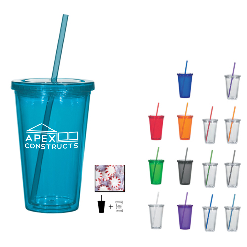 16 oz. Double Wall Tumbler With Candy Filling