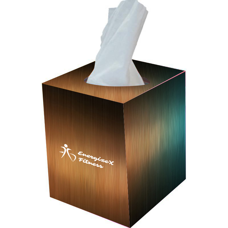 Custom Flat Top Tissue Box Sleeve