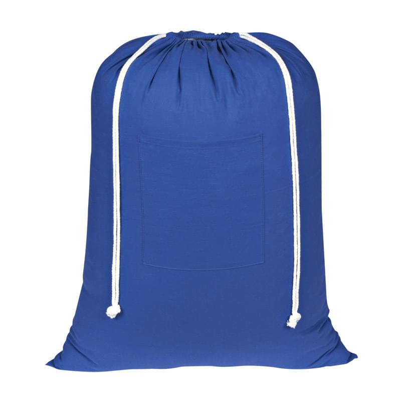 100% Cotton Laundry Bag with Drawstring Closure
