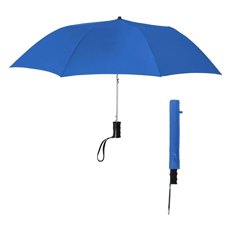 36" Telescopic Foldable Umbrella with Sleeves