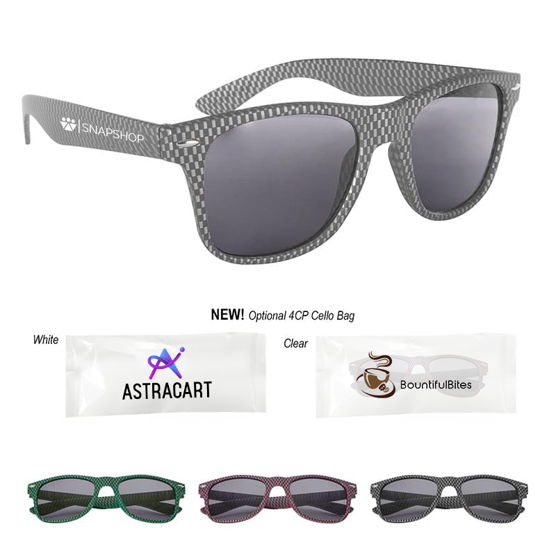Customizable UV400 Fiber Malibu Sunglasses