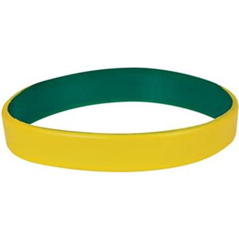 Color Coated Silicone Bracelet