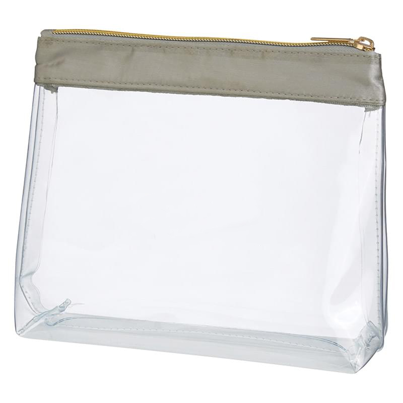 Sleek See-Through Cosmetic Pouch