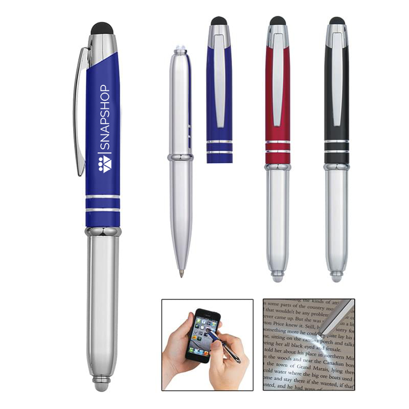 Aluminum Pen with LED light