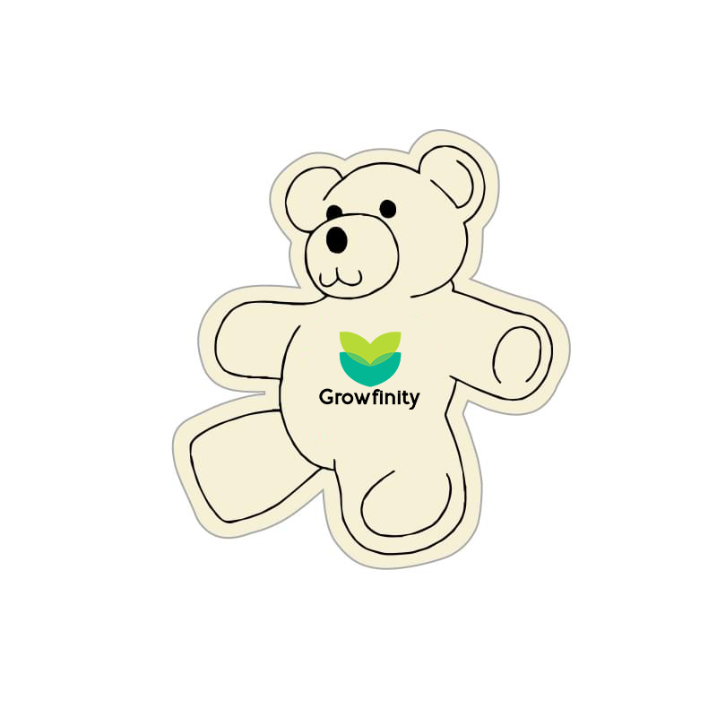 Teddy Bear-Shaped Sticker