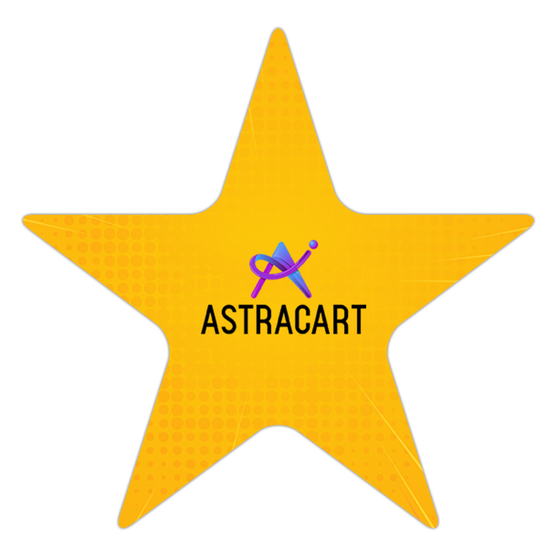 Star-Shaped Sticker