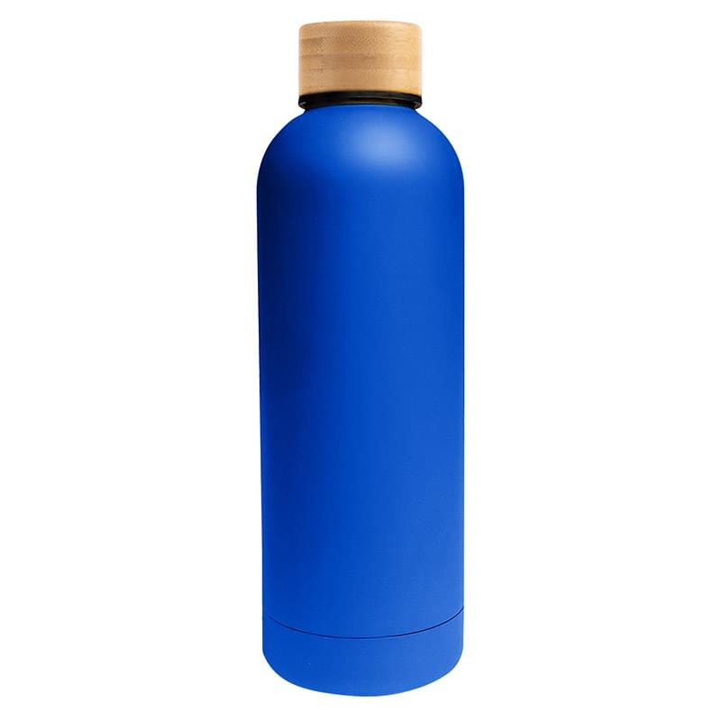 17 Oz. Stainless Steel Bottle With Bamboo Lid