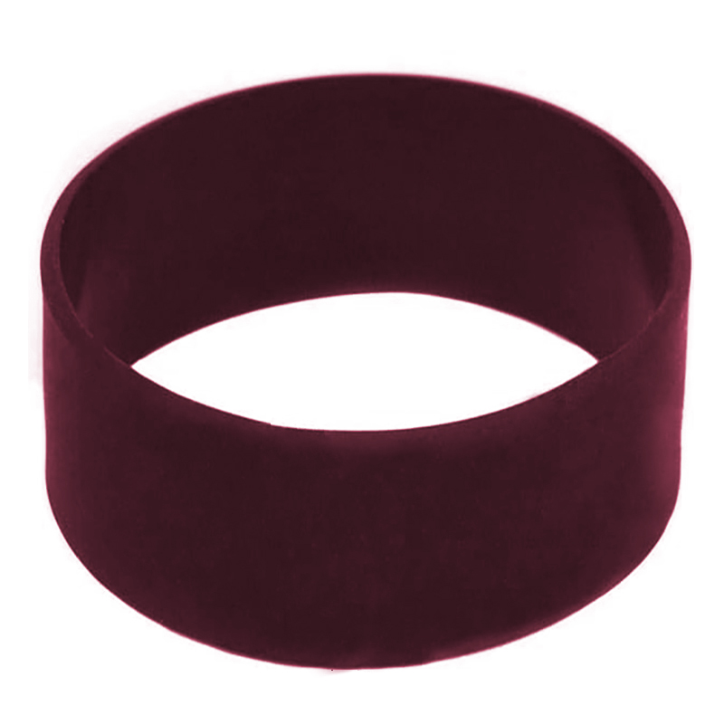 1" ink Injected Silicone Wristband