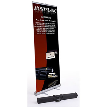 Retractable Banner Stand with 33" x 78" Custom Printed