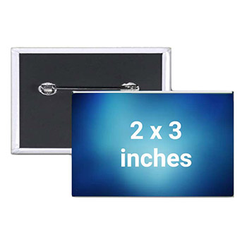 2" x 3" Rectangle Full Color Button