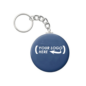 1 1/2"  Round Custom Key Chain Buttons