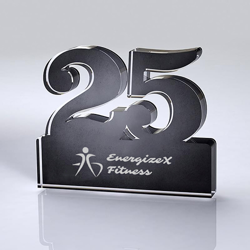 Freestanding 25 Year Anniversary Award