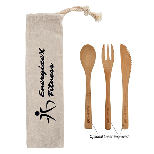 3-Piece All-Natural Cutlery Set