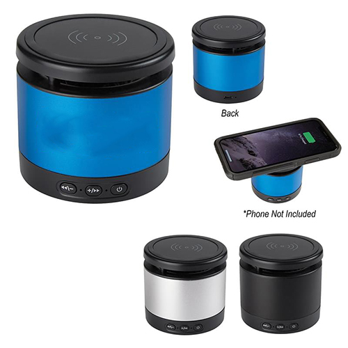 Dynamic Stereo Speaker with Portable Charging Pad