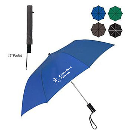 36" Telescopic Foldable Umbrella with Sleeves