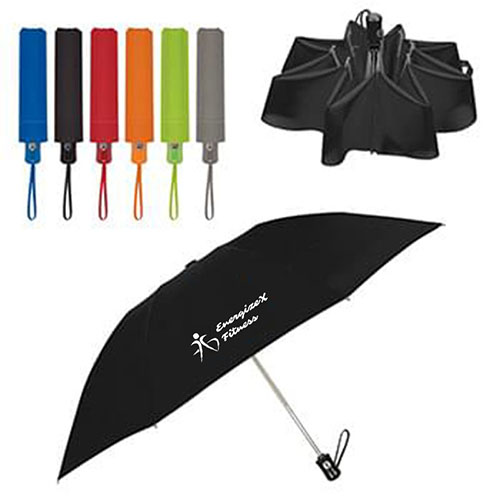 44" Automatic Inverted Umbrella with Wrist Strap