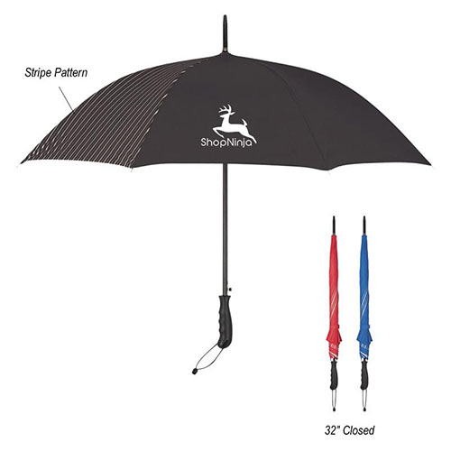 46" Custom Panel Umbrella with Stripes