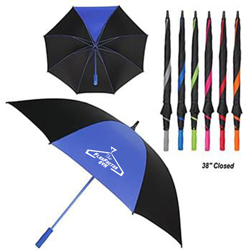 Multi Color 60" Arc Golf Umbrella