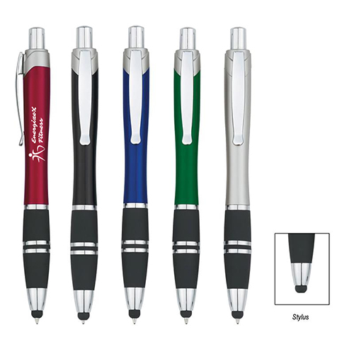 Retractable Pen with Stylus