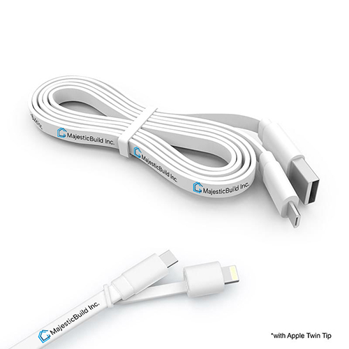 Branded Double-Tipped 3 Foot Cord