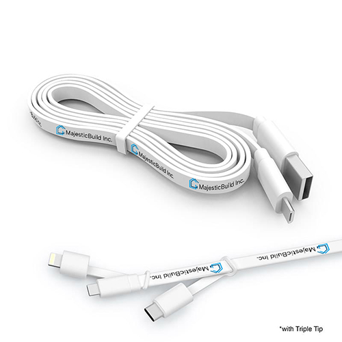 Branded Tri-Tipped 3 Foot Cord