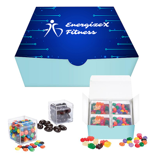 Cube Shaped Candy Set - Jordan Almonds