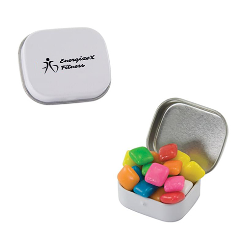 Mini Tin Sugar-Free Peppermints, Chicles Gum