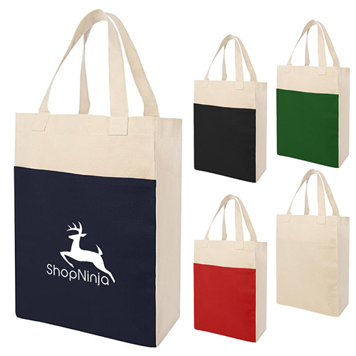 Canvas Shopper Tote Bag