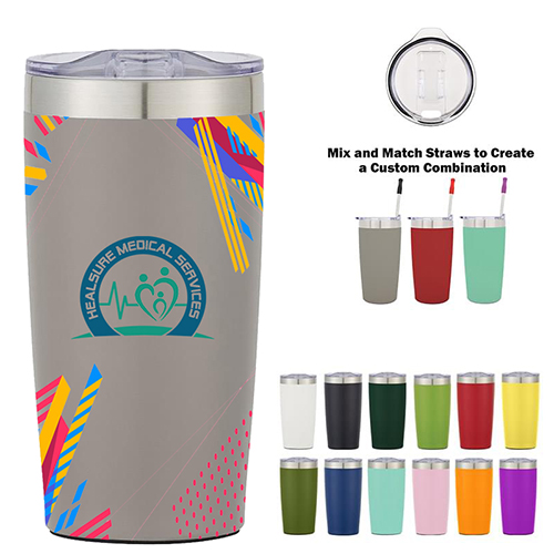 20 Oz. Full Color Two-Tone Rocky Tumbler With Custom Box