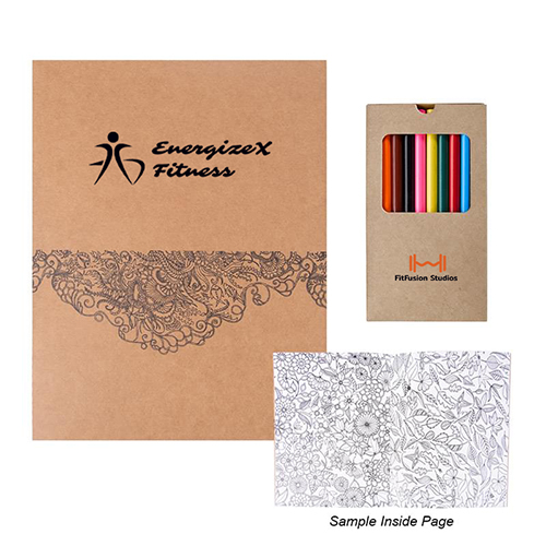 Secret Garden Adult Coloring Book With Colored Pencils