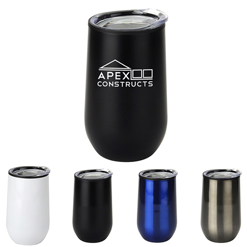 14 oz Stainless Steel Stemless Wine with Plastic lining