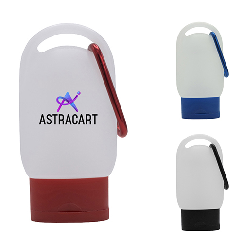 Color Cap Sanitizer with Carabiner
