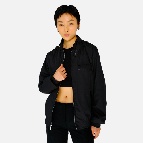 MEMBERS ONLY Women's Classic Iconic Racer Jacket (Slim Fit)