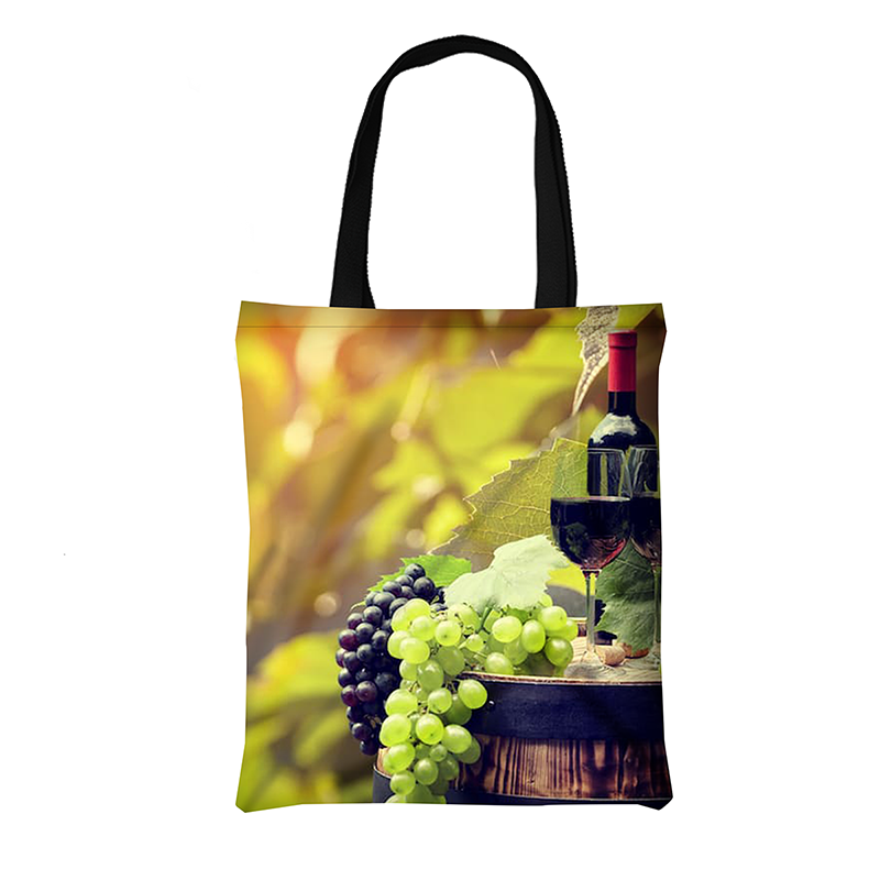 16" x 18" Full Color Polyester Tote Bag 